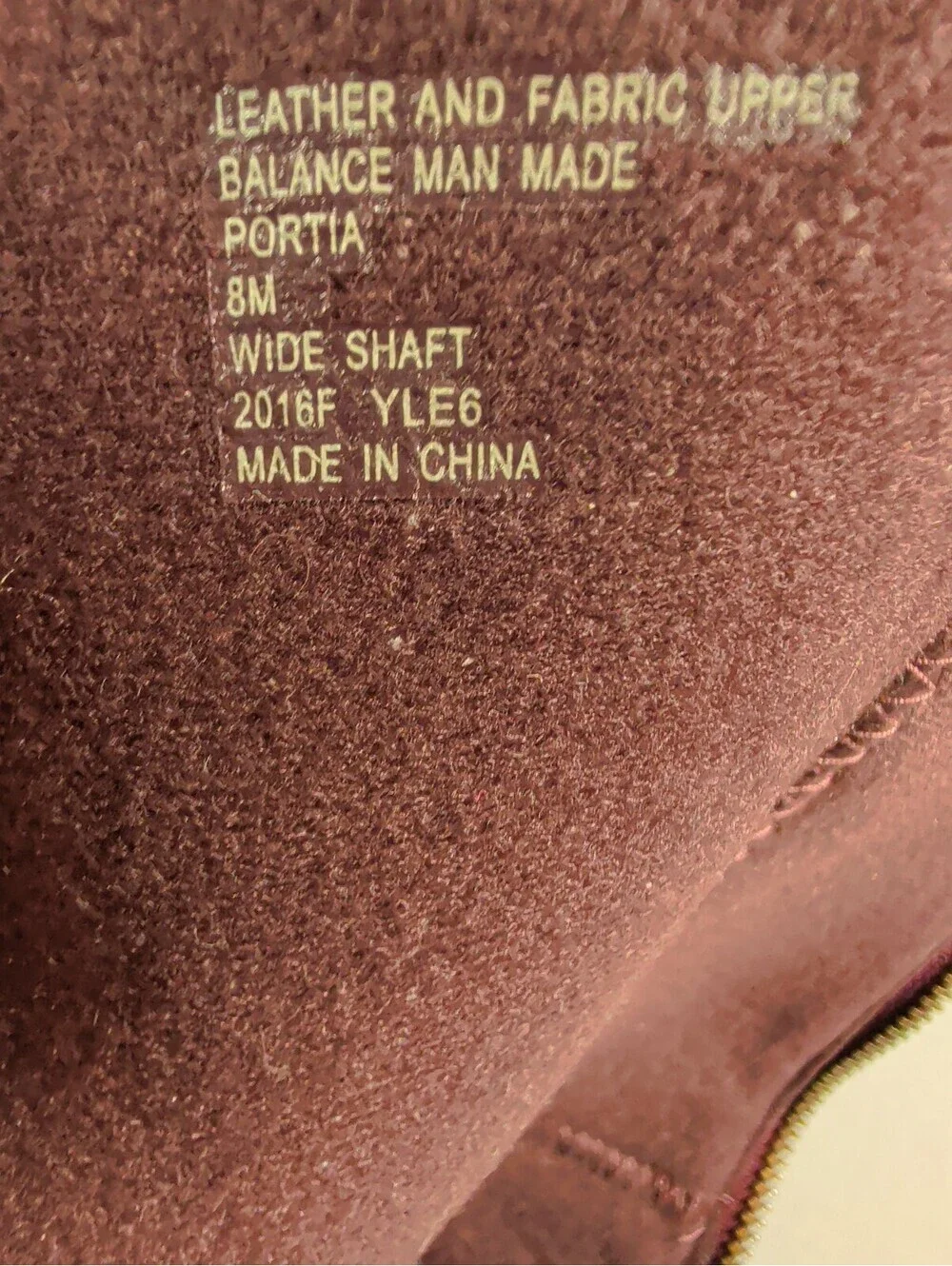 Earth Origins Burgundy Maroon Suede Mid-Calf Boots Zippers Buckle Detail 8